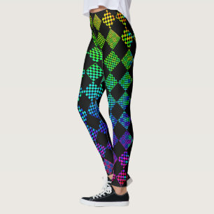 Psycho Schachbretts von Kenneth Yoncich Leggings
