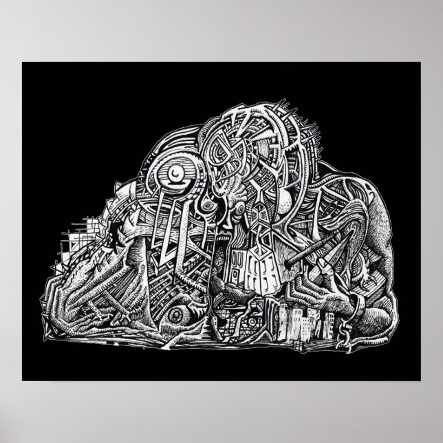 Psycho Warrior Poster (Vorne)
