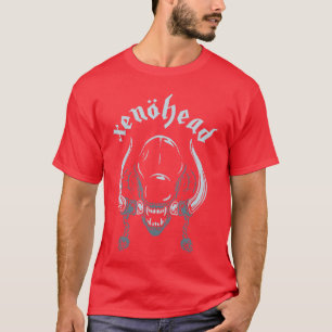 Psychobilly Horror Punk Rock HR Xenohead Alien Spa T-Shirt