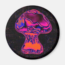 psychodelikater Pilz Magnet