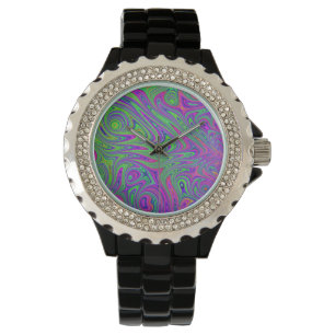 psychodelische Texturen Armbanduhr