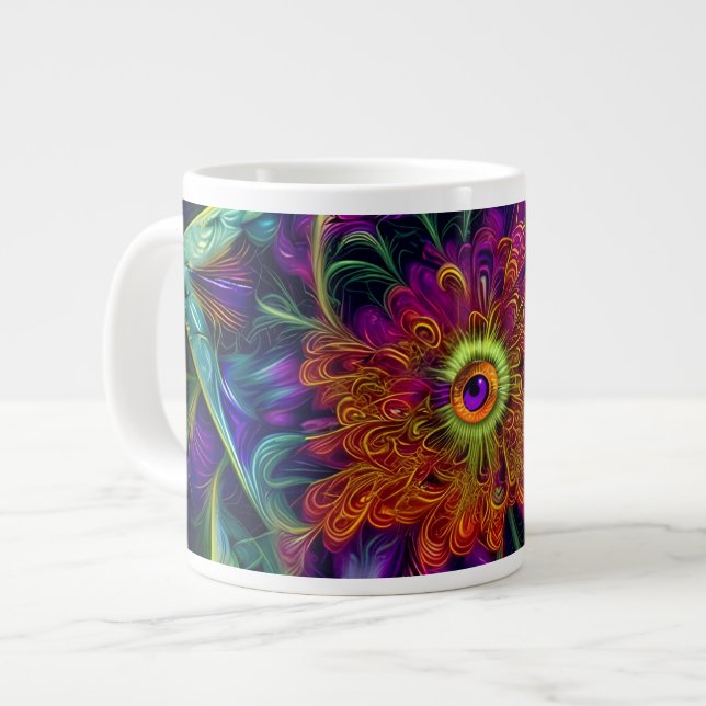 PsychoFlower 20oz Tasse (Vorderseite Links)
