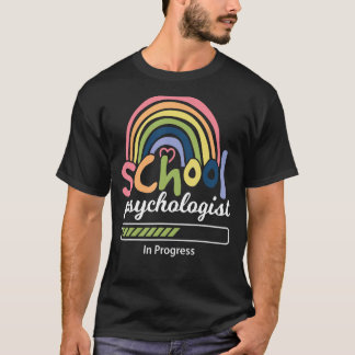 Psychologe der künftigen Schule - Psychologin der T-Shirt