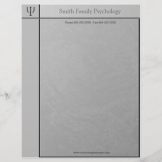 Psychologe Letterhead Briefbogen
