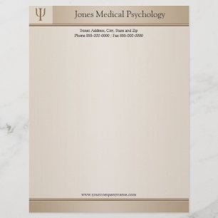 Psychologe Letterhead Briefbogen