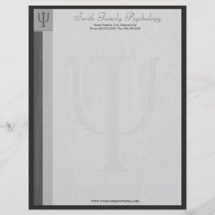Psychologe Letterhead Briefkopf
