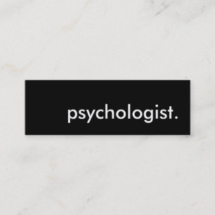 Psychologe. Mini Visitenkarte