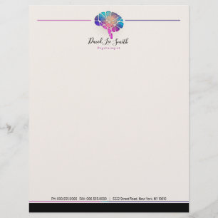 Psychologe / Neurologe Letterhead Briefbogen
