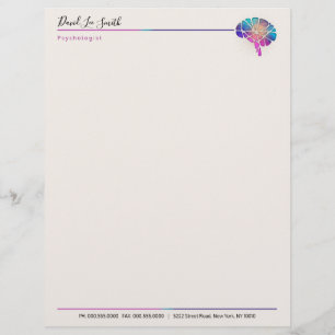 Psychologe / Neurologe Letterhead Briefbogen