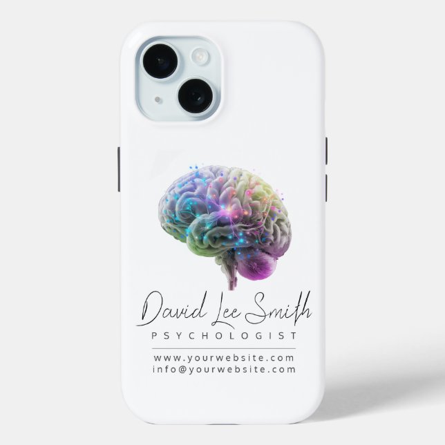 Psychologe / Neurologe Minimalistisch Case-Mate iPhone Hülle (Rückseite)