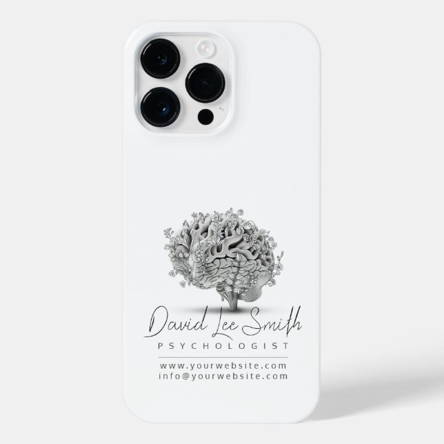 Psychologe / Neurologe Minimalistisch iPhone 14 Pro Max Hülle (Rückseite)