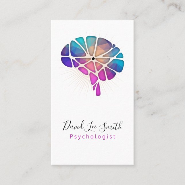 Psychologe / Neurologe Visitenkarte (Vorderseite)