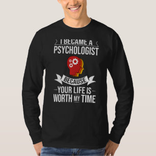 Psychologe Psychologie Zitate Nursing Offi T-Shirt