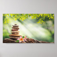 Psychologe Therapeutin Zen Stones, Landschaft
