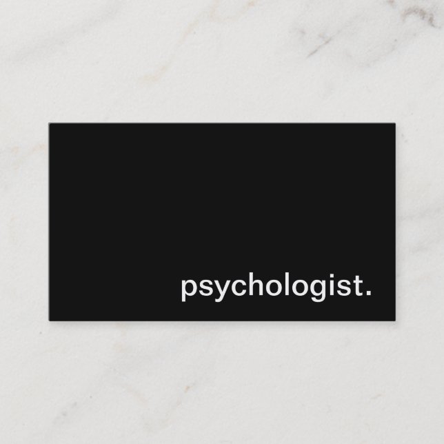 Psychologe-Visitenkarte Visitenkarte (Vorderseite)