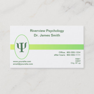 Psychologe-Visitenkarte Visitenkarte
