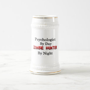Psychologe-/Zombie-Jäger Bierglas