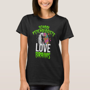Psychologen Liebe Hirn Halloween Lehrer T-Shirt