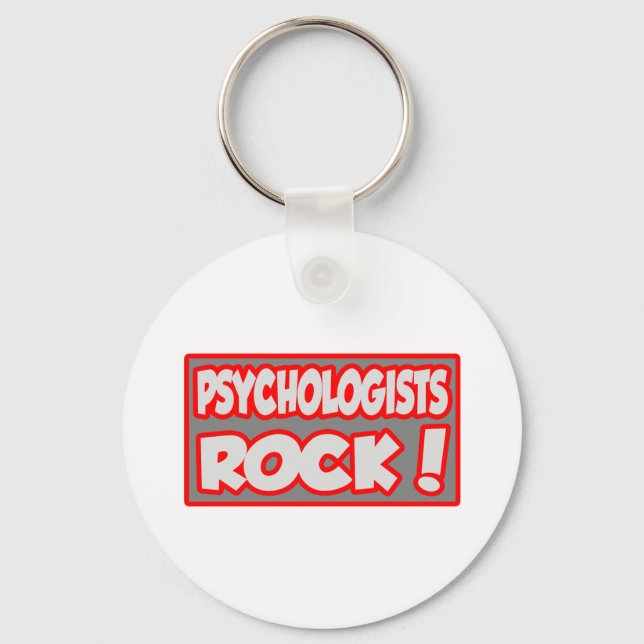 Psychologen Rock! Schlüsselanhänger (Vorderseite)