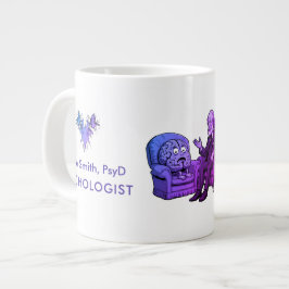 Psychological Humor Rorschach Test and Freud Brain Jumbo-Tasse