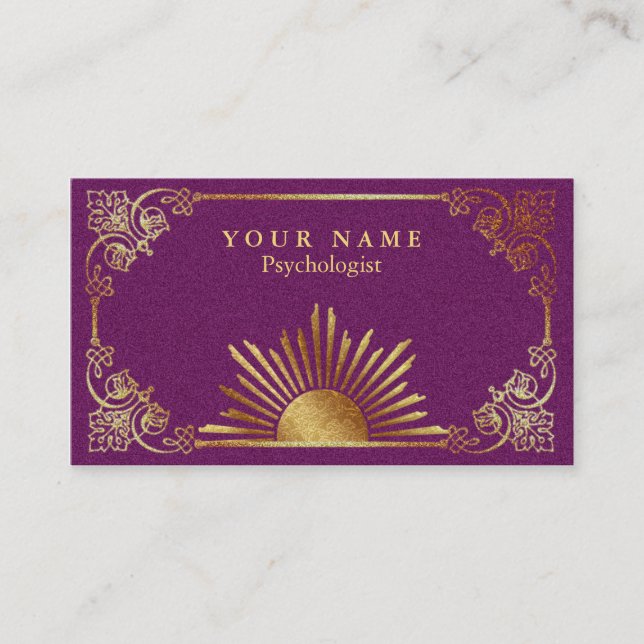 Psychologie - carte de visite (Devant)