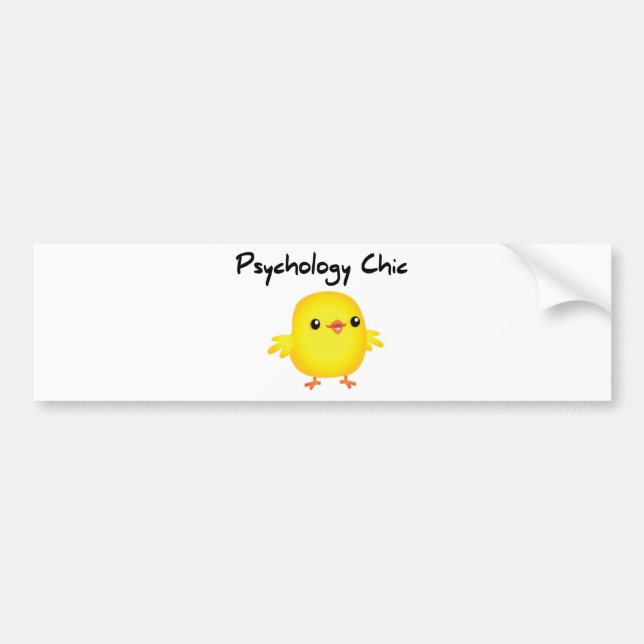 Psychologie-Chic Autoaufkleber (Vorne)