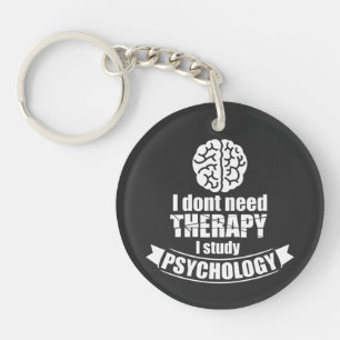 Psychologie Étudiant Drôle Citation Acrylique Port