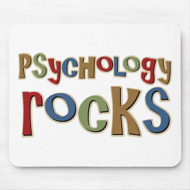 Psychologie-Felsen Mousepad (Vorne)