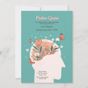 Psychologie Graduation Invitation