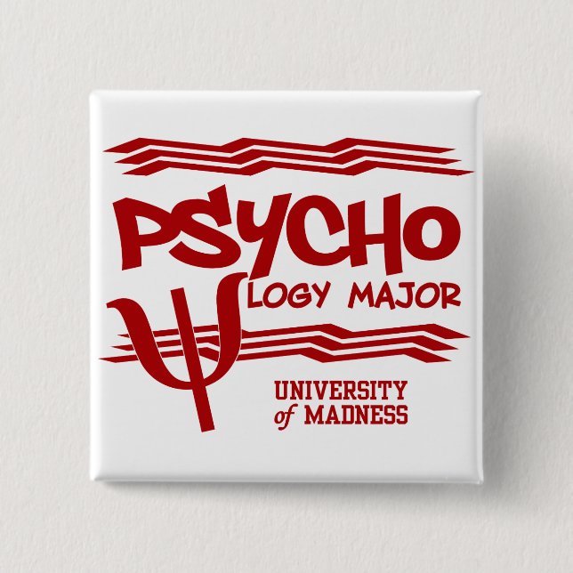 Psychologie Hauptschaltfläche Button (Vorderseite)