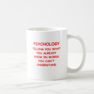Psychologie Kaffeetasse
