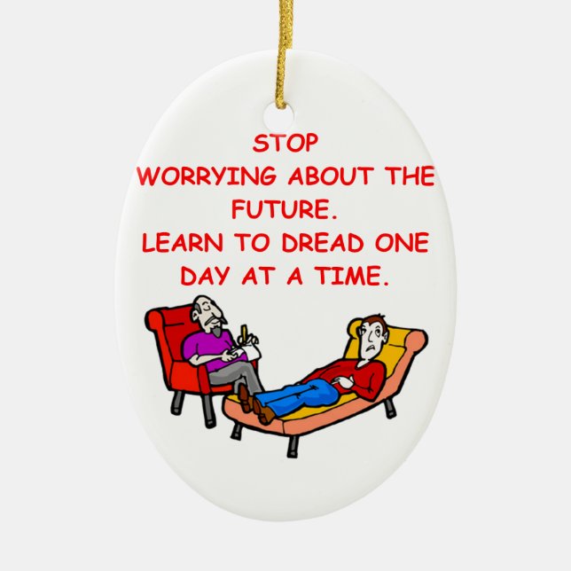 Psychologie Keramikornament (Vorne)