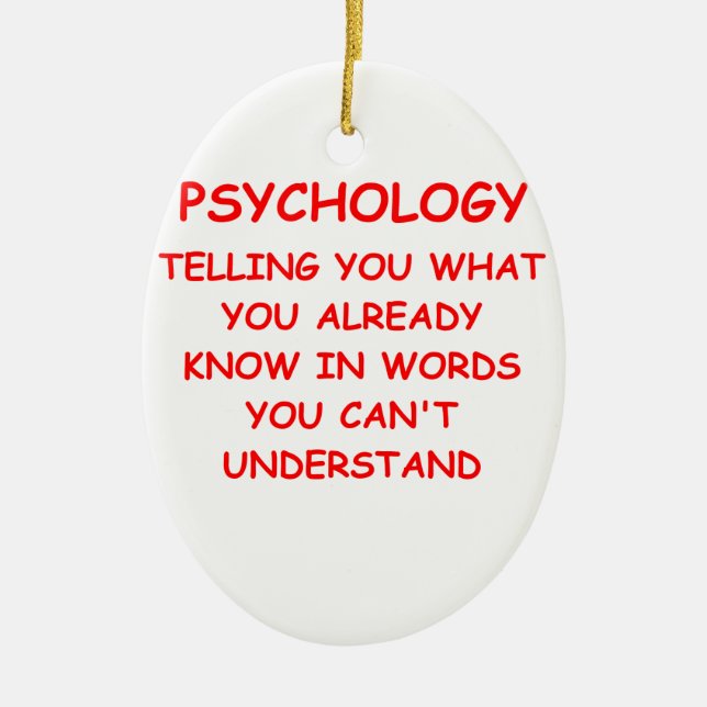 Psychologie Keramikornament (Vorne)