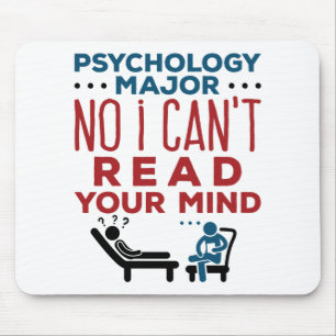 Psychologie Major Nein, ich kann deinen Geist nich Mousepad