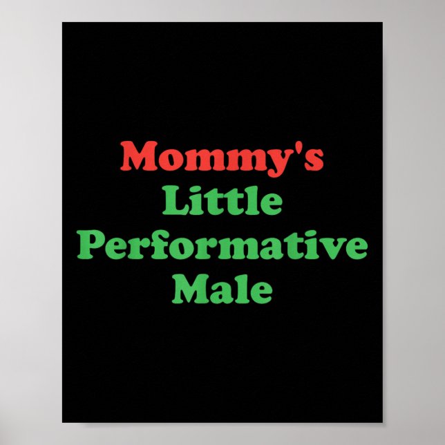 Psychologie, Mama, Mommy's Little, Performative Ma Poster (Vorne)