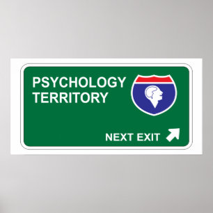 Psychologie nächster Ausgang Poster