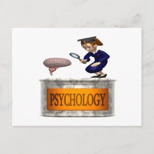 Psychologie Postkarte