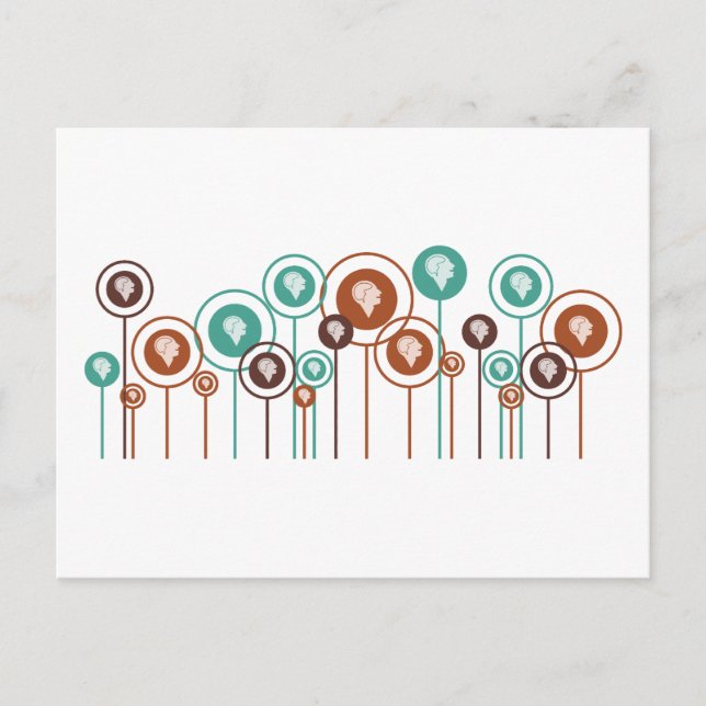 Psychologie Postkarte (Vorderseite)