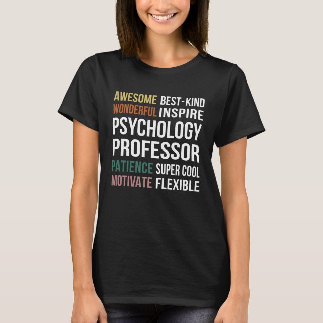 Psychologie Professor Bewertung T-Shirt (Vorderseite)
