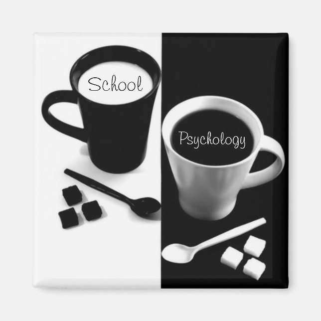 Psychologie scolaire Aimant café (Devant)