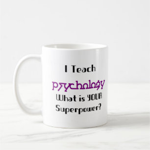 Psychologie unterrichten kaffeetasse