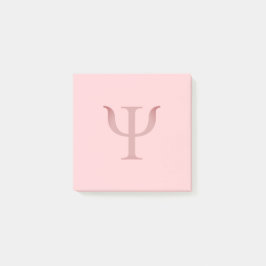 Psychologie-Wissenschaft Symbol-Post-It-Notes Post-it Klebezettel