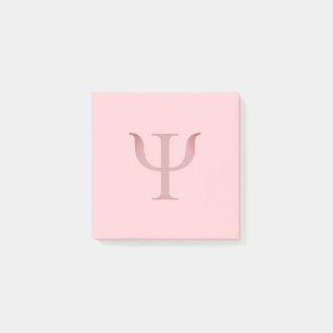Psychologie-Wissenschaft Symbol-Post-It-Notes Post-it Klebezettel