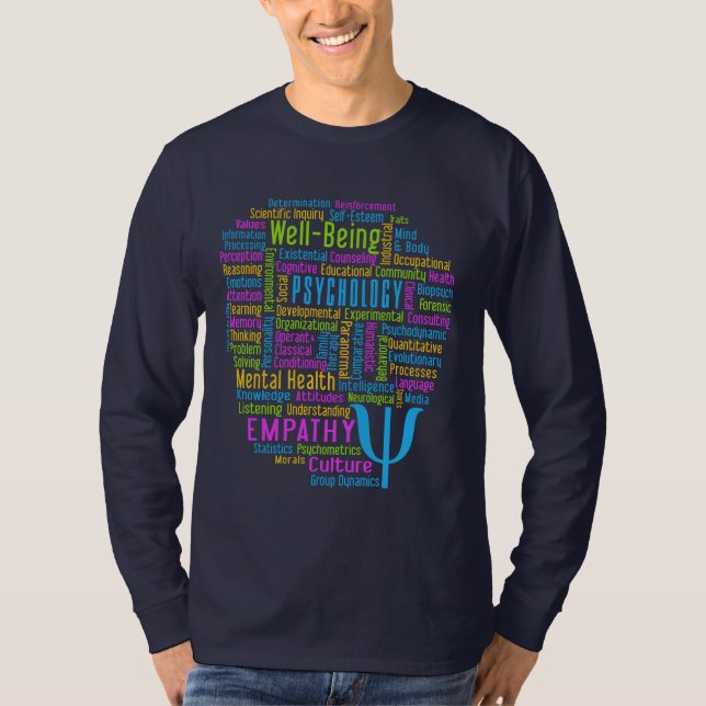 PSYCHOLOGIE Word Chemises et vestes nuageuses (Devant)