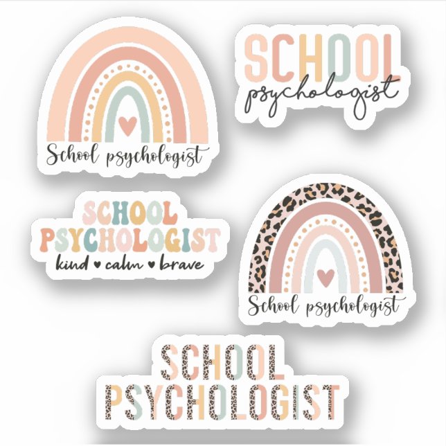 Psychologiestudentin | Psychologin der Schule Aufkleber (Vorderseite)