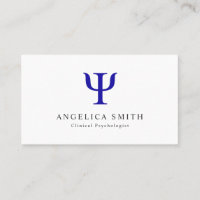 Psychologin Psi Symbol Business Card