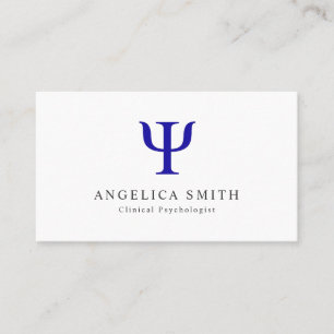 Psychologin Psi Symbol Business Card Visitenkarte