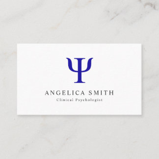 Psychologin Psi Symbol Business Card Visitenkarte