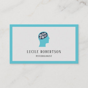Psychologin Psychiatrist Counselor Business Card Visitenkarte