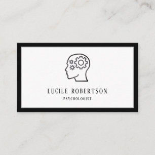 Psychologin Psychiatrist Counselor Business Card Visitenkarte